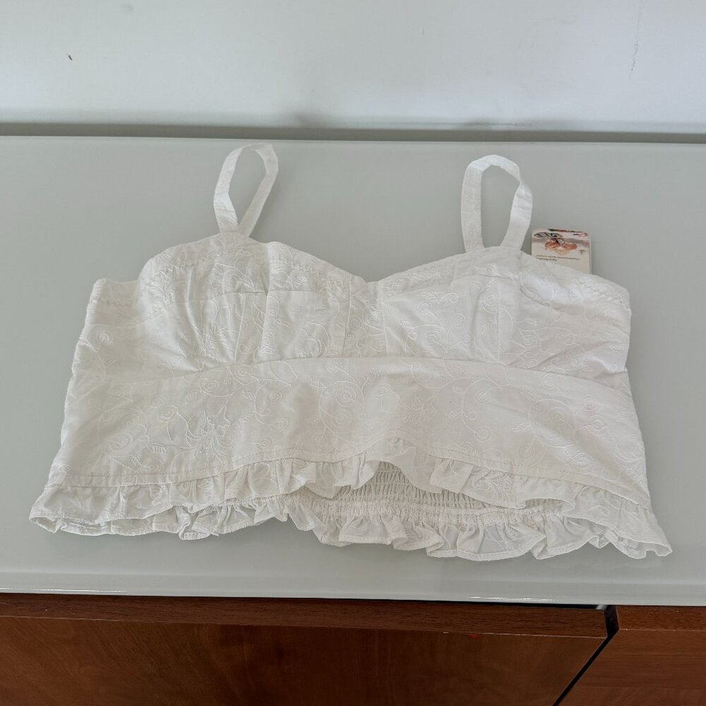 Agua Bendita Angel Azure top NWT
